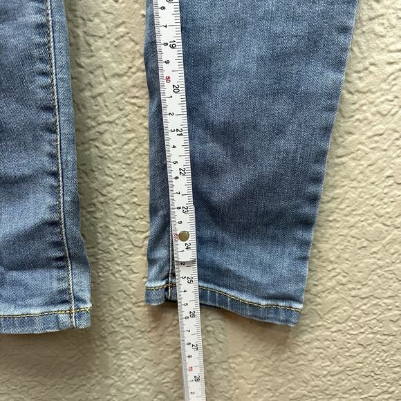 Levis 720 Jeans Size 14 Womens High Rise Super Skinny Medium Wash Blue Denim - Picture 8 of 11